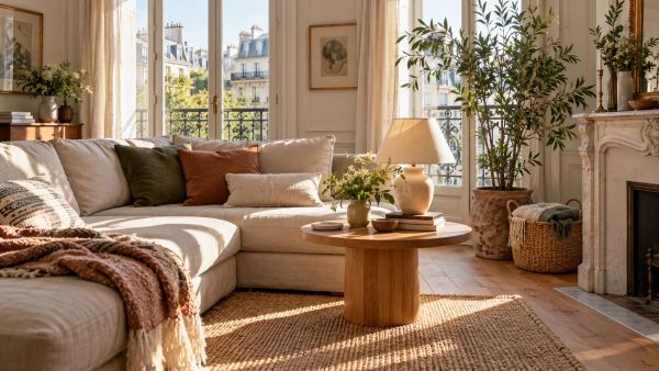 Idées pour remplir le vide d'un canapé d'angle